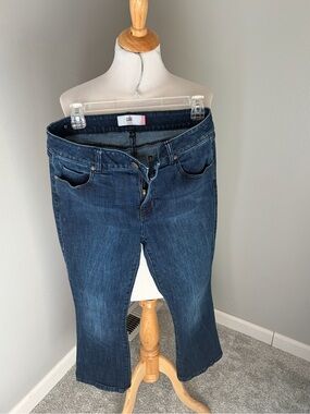 CAbi Dark Blue Boot-Cut Jeans Kick Back Kick Flare #6703